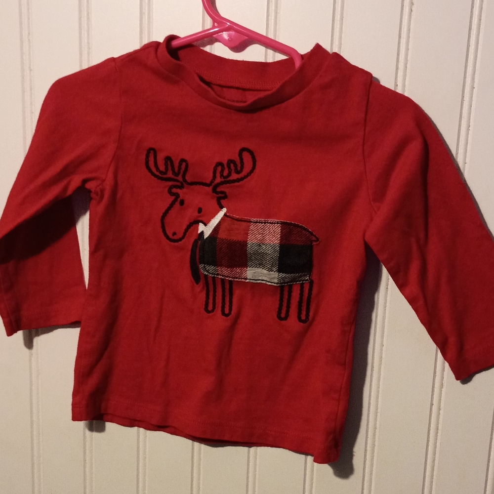 First Impressions Red Moose Long Sleeve Tee